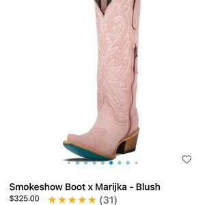 Smokeshow Boot x Marijka - Blush